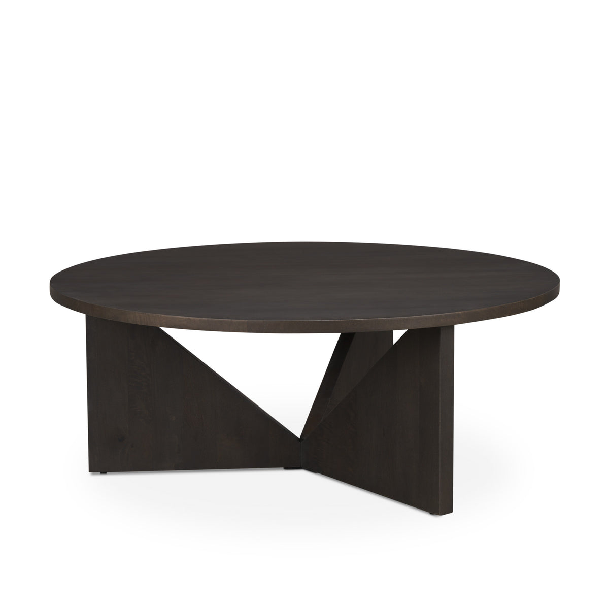 Tarro Brown Wood w/ Triangle Legs Coffee Table-Coffee Tables-DECOROLALA