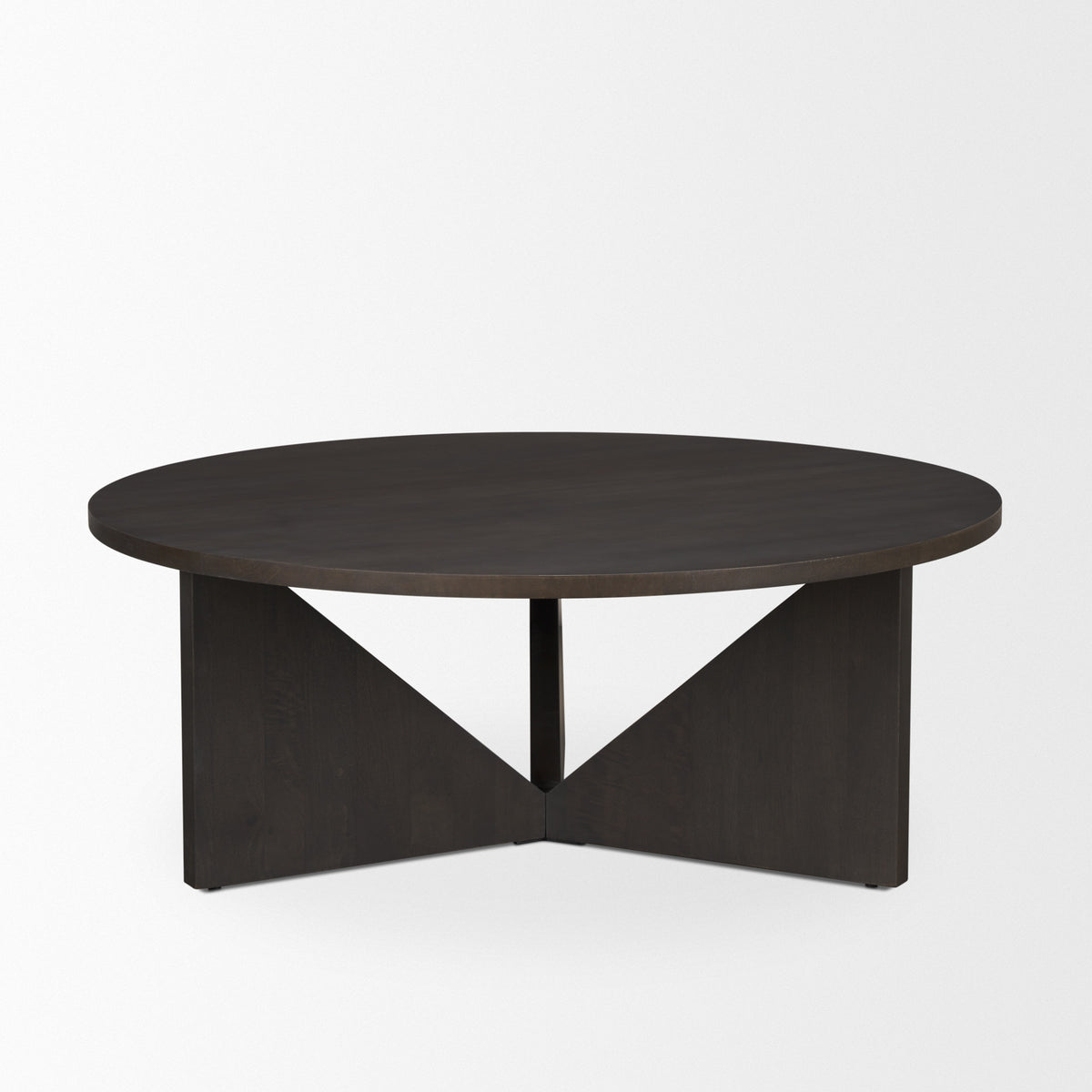 Tarro Brown Wood w/ Triangle Legs Coffee Table-Coffee Tables-DECOROLALA