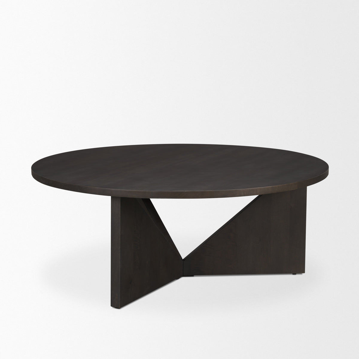 Tarro Brown Wood w/ Triangle Legs Coffee Table-Coffee Tables-DECOROLALA