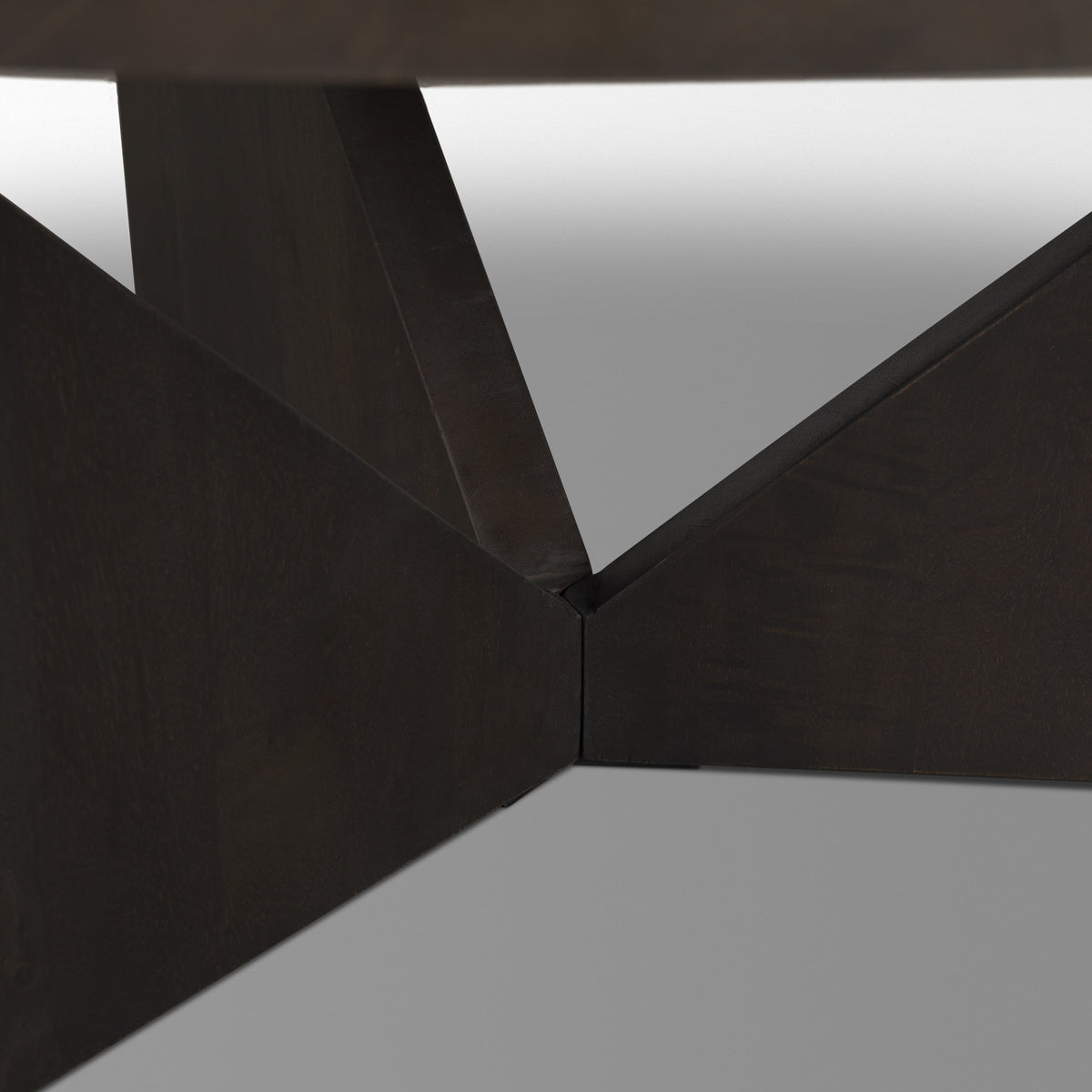 Tarro Brown Wood w/ Triangle Legs Coffee Table-Coffee Tables-DECOROLALA
