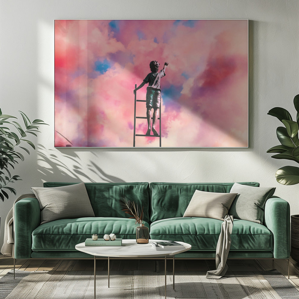Taudalpoi Cloud Painter Wall Art-Canvas Print-DECOROLALA