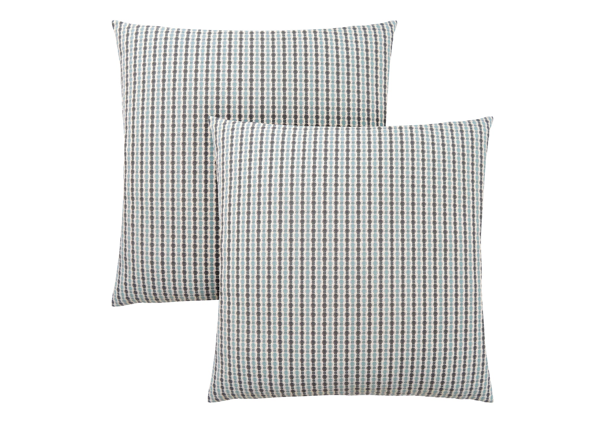 Taupe Abstract Dot Throw Pillows 18x18 Set of 2-Pillows-DECOROLALA