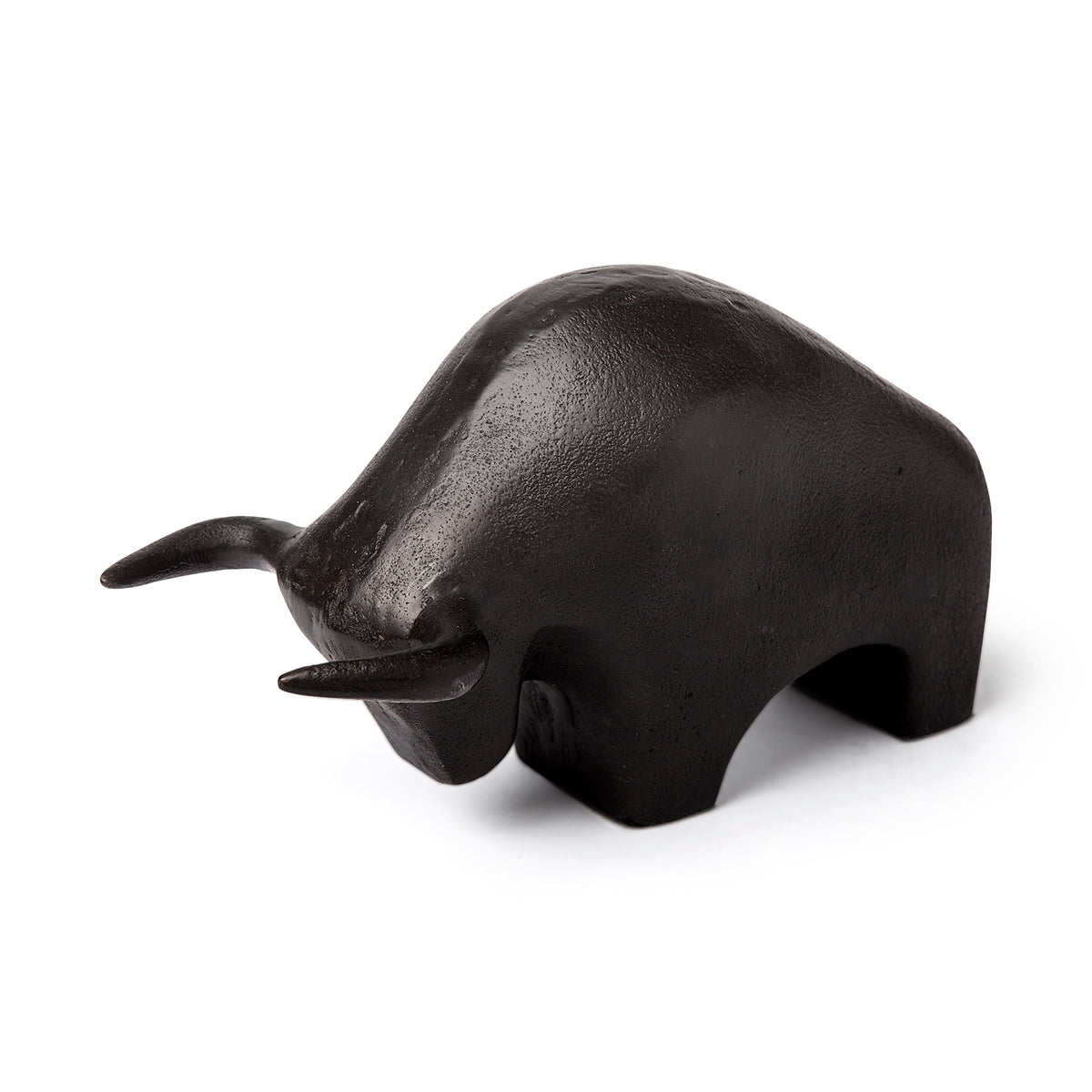 Tauro I 9L x 4W Cast Aluminum Raging Bull-Objects-DECOROLALA