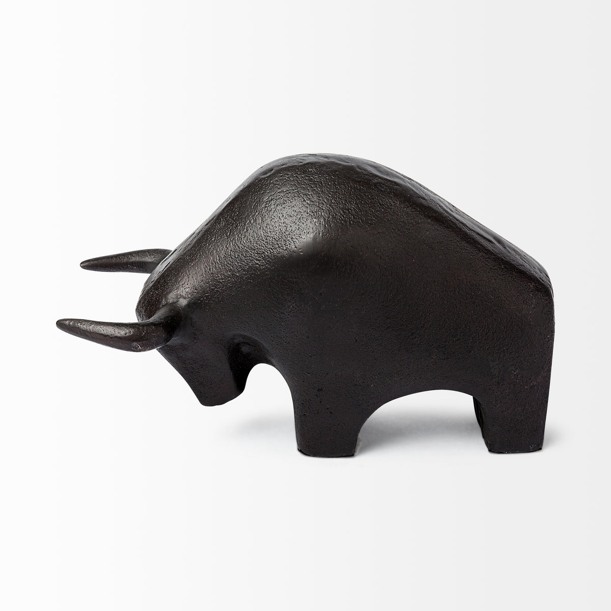 Tauro I 9L x 4W Cast Aluminum Raging Bull-Objects-DECOROLALA