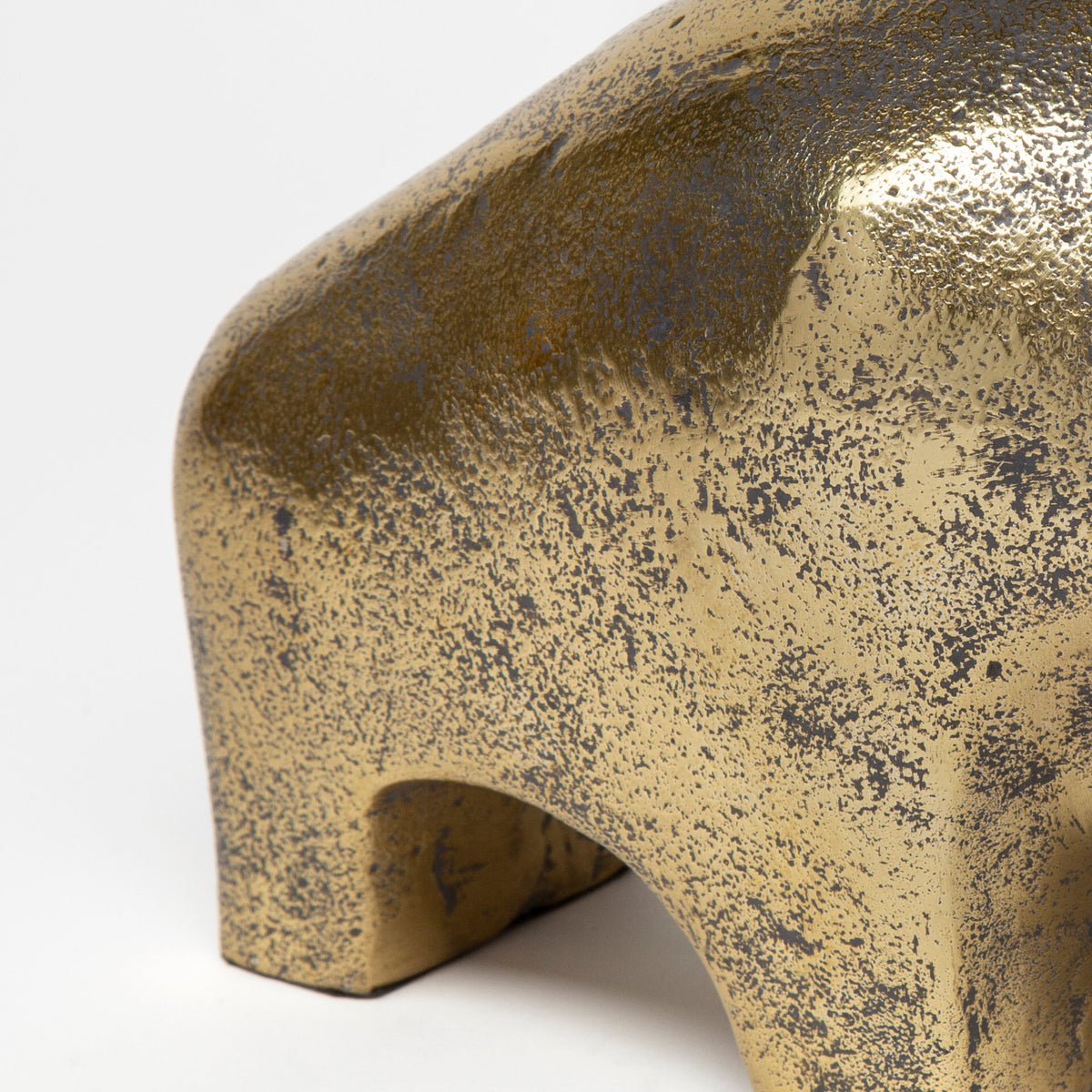 Tauro I 9L x 4W Cast Aluminum Raging Bull-Objects-DECOROLALA