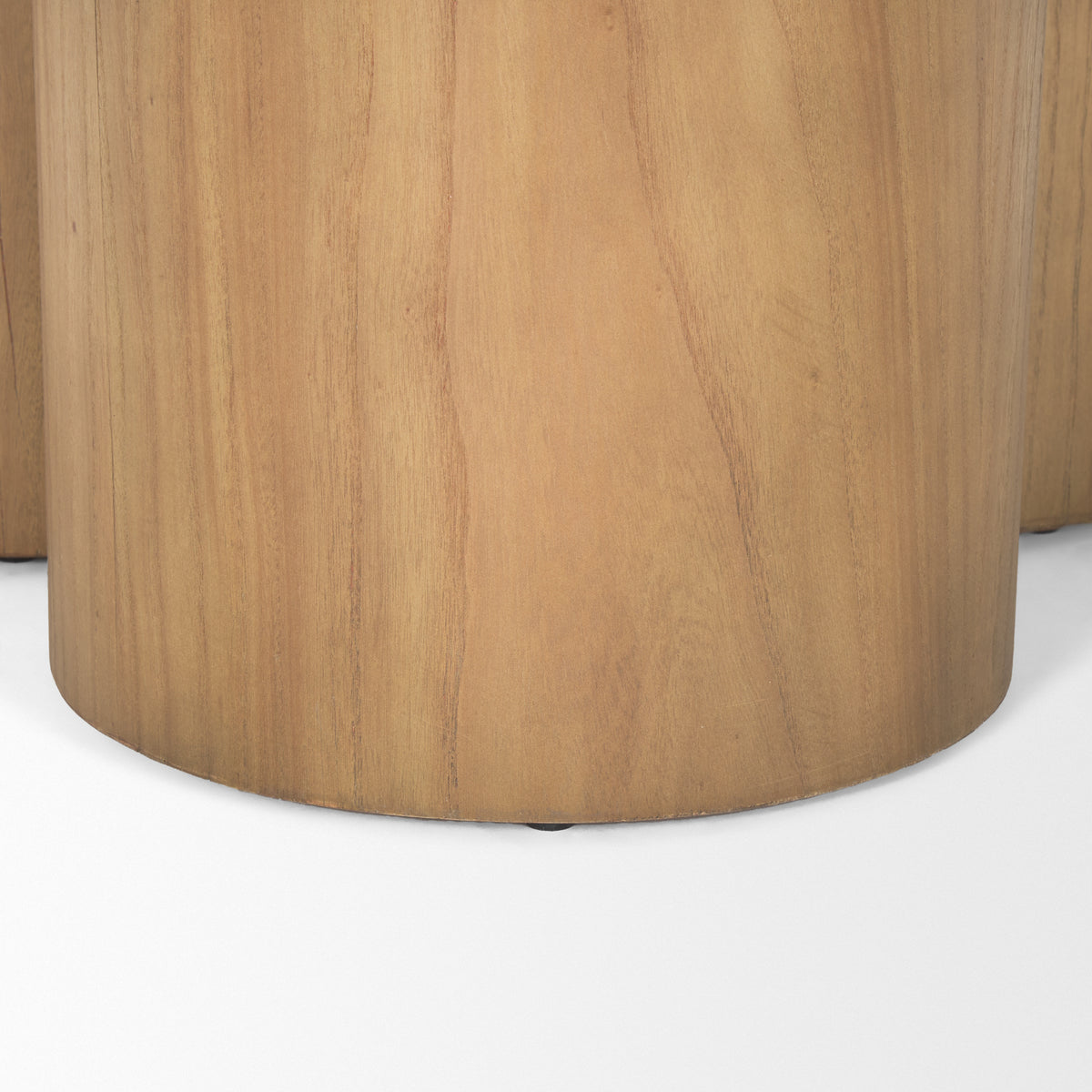 Tavi Medium Brown Round Coffee Table-Coffee Tables-DECOROLALA
