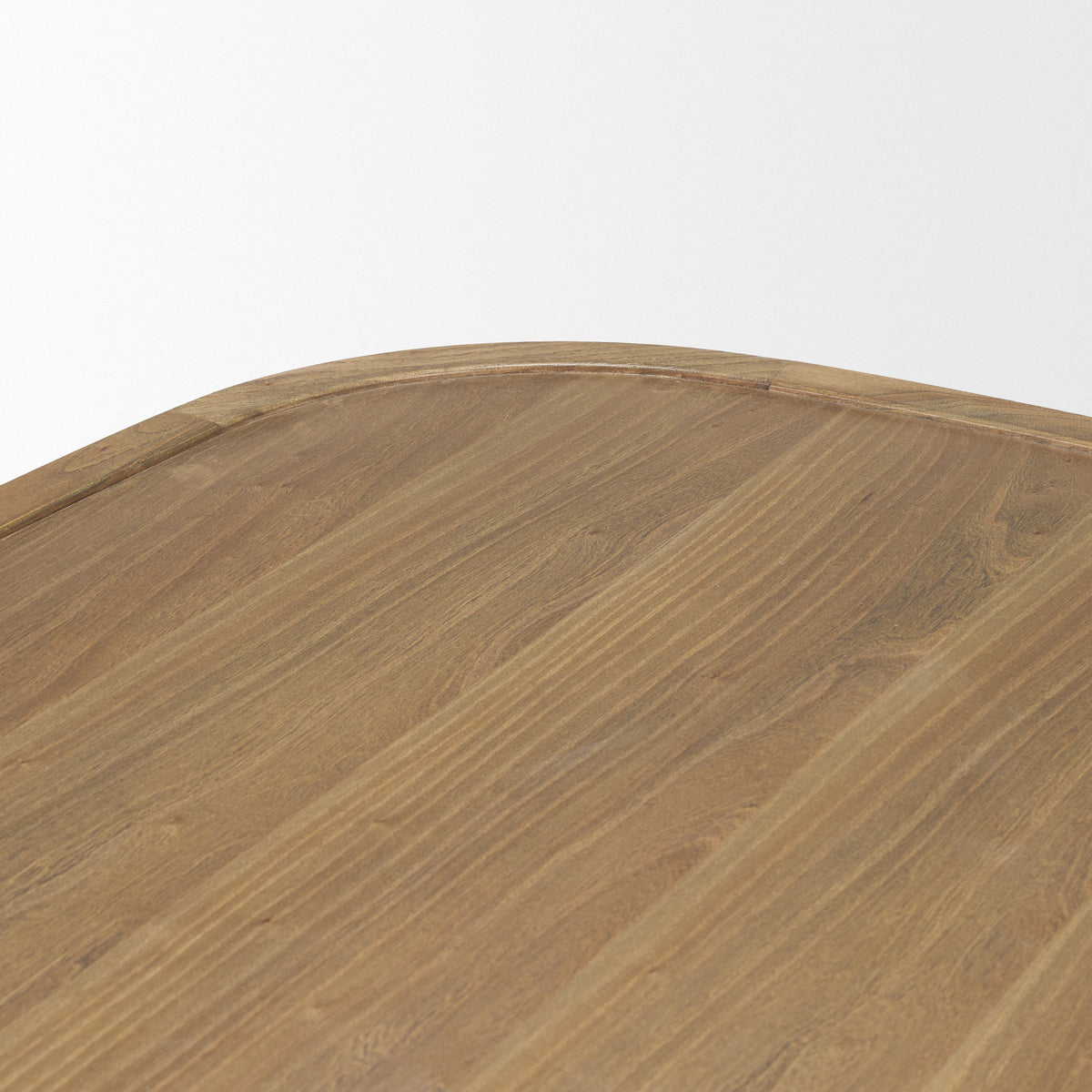 Tavi Rectangular Natural Brown w/ Column Legs Coffee Table-Coffee Tables-DECOROLALA