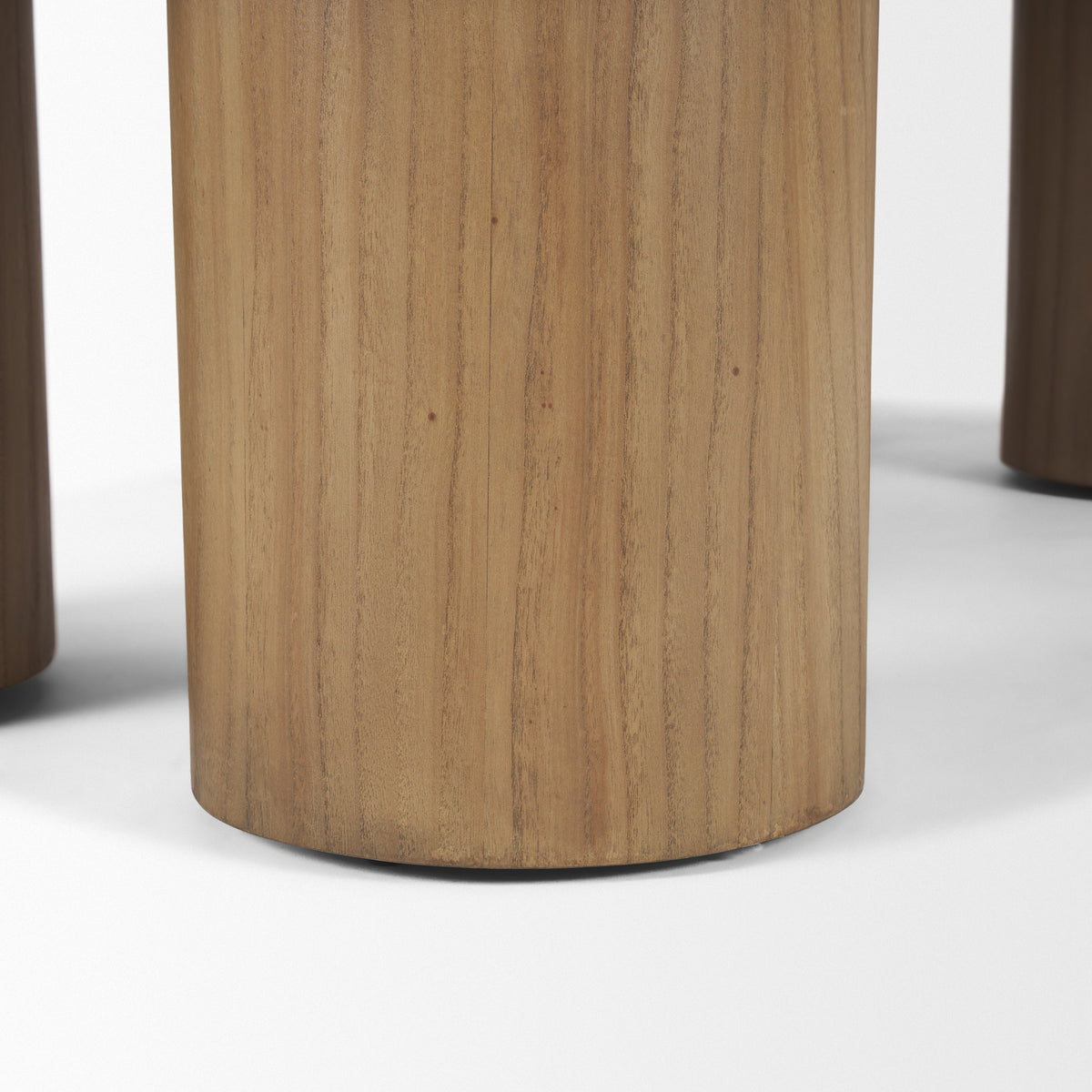 Tavi Rectangular Natural Brown w/ Column Legs Coffee Table-Coffee Tables-DECOROLALA