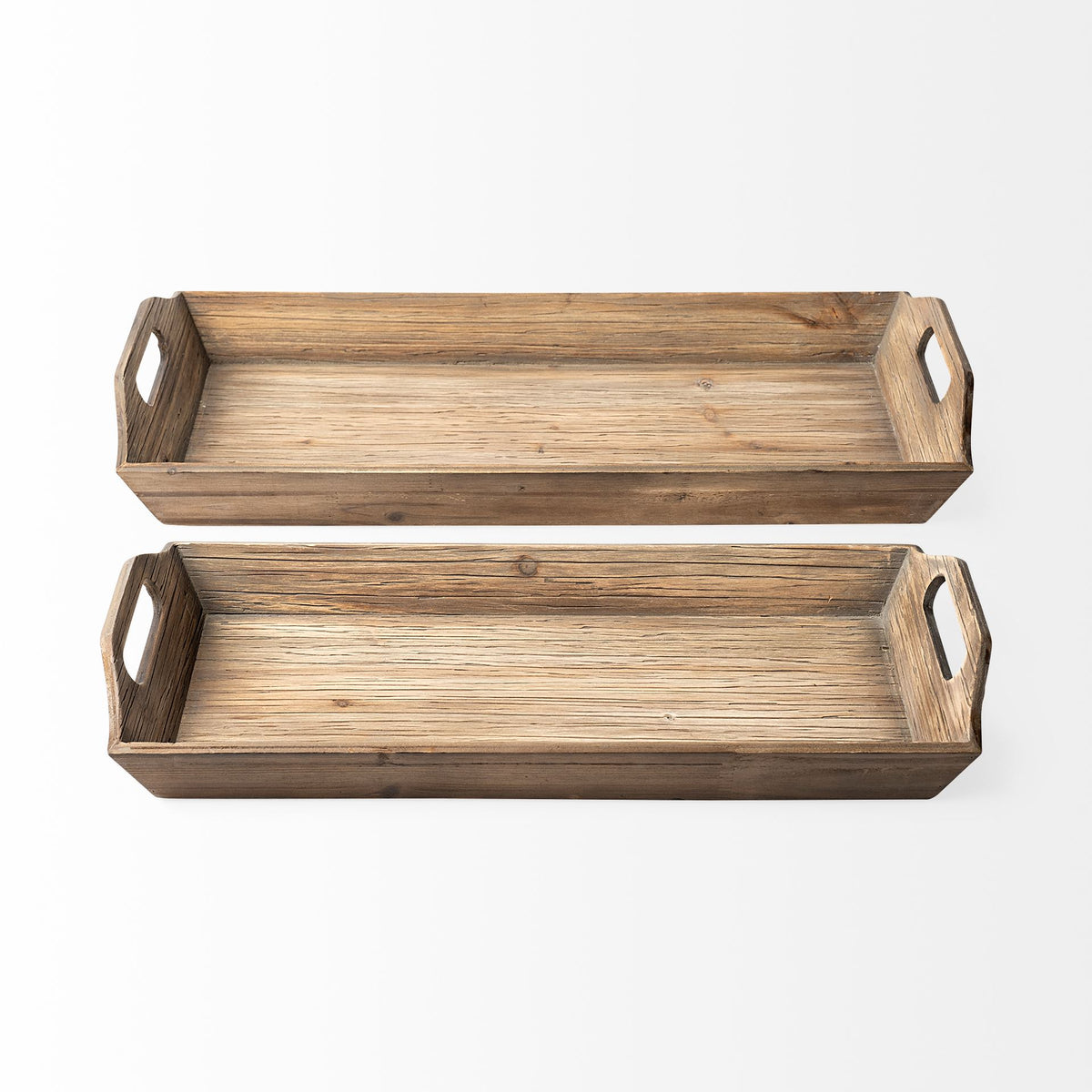 Tawny (Set of 2) Natural Wooden Trays-Trays-DECOROLALA