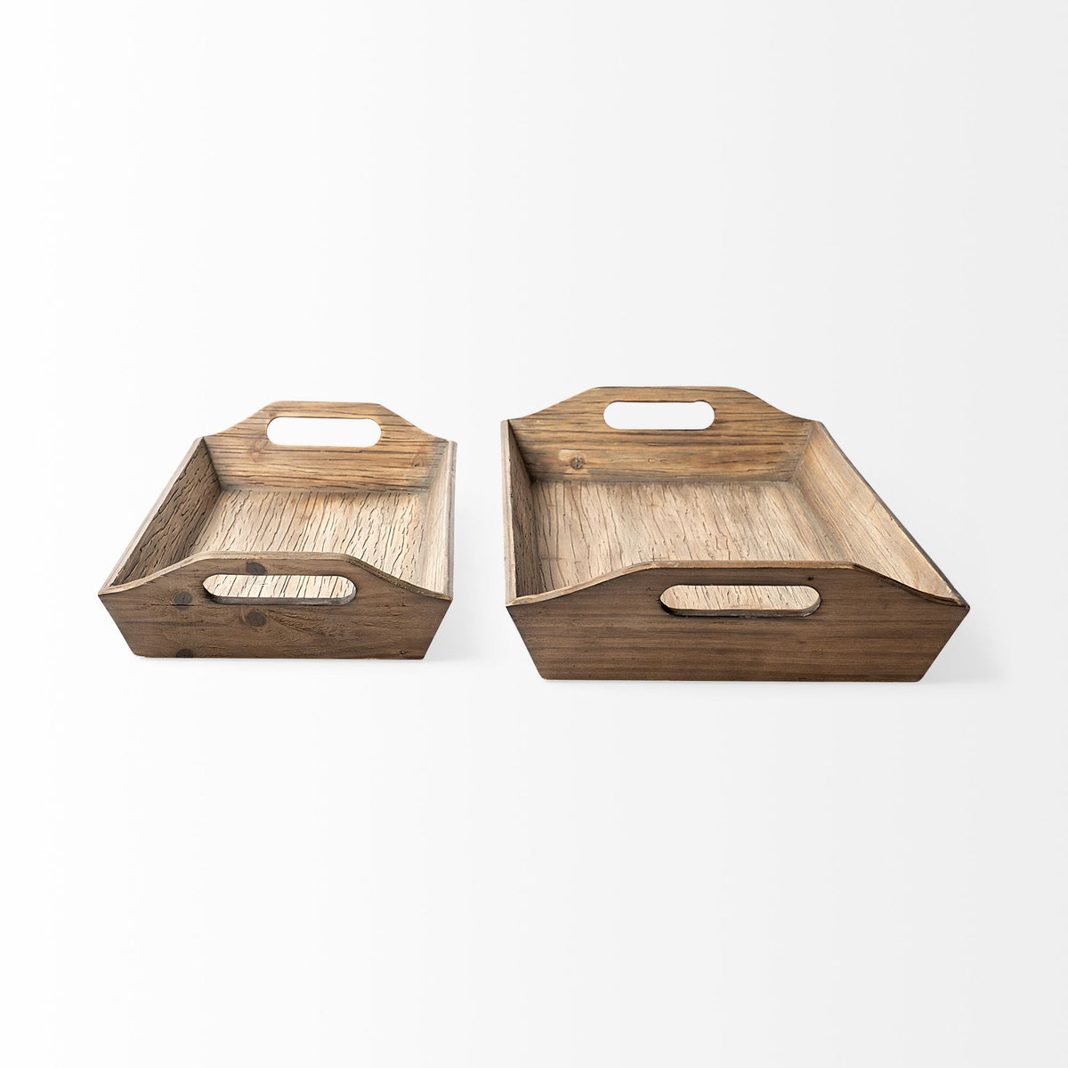 Tawny (Set of 2) Natural Wooden Trays-Trays-DECOROLALA
