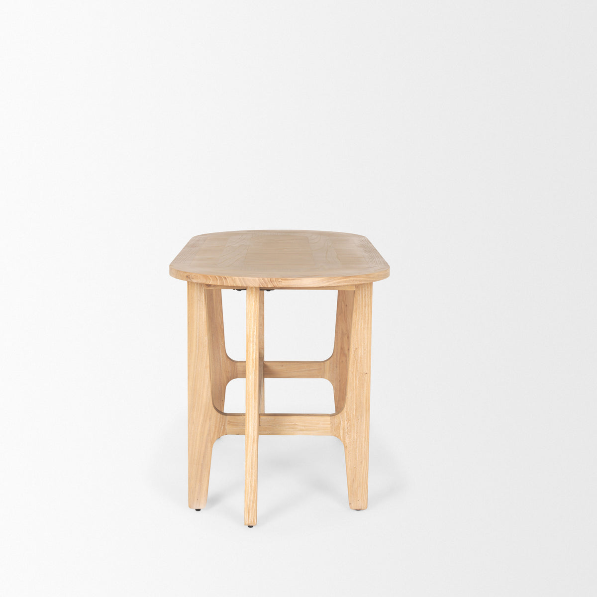 Taylin Light Brown Solid Wood Desk-Office-DECOROLALA
