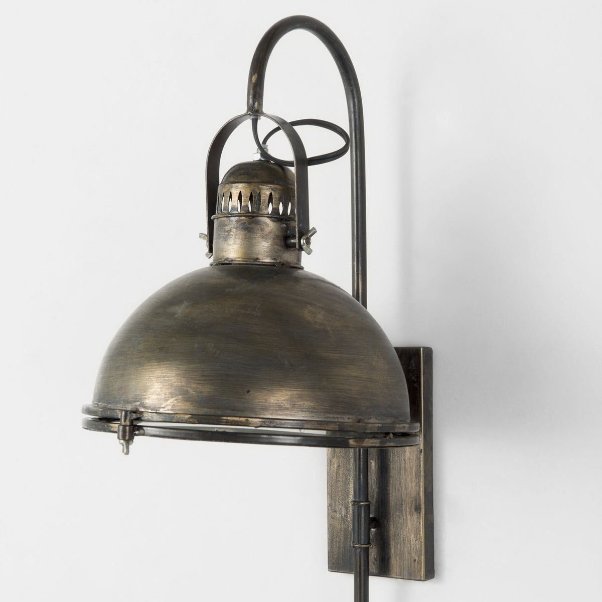 Tazb II 13x62 Metal Conical Shade Wall Sconce-Wall Sconces-DECOROLALA