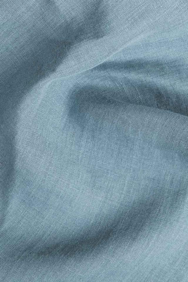 Teal Blue Tablecloth | Pure Linen | Linen Cotton Mix | Soft | Handmade | Customisable Sizes | Customisable Shapes-n/a-DECOROLALA