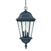 Telfair 3-Light Matte Black Hanging Light-Chandeliers-DECOROLALA