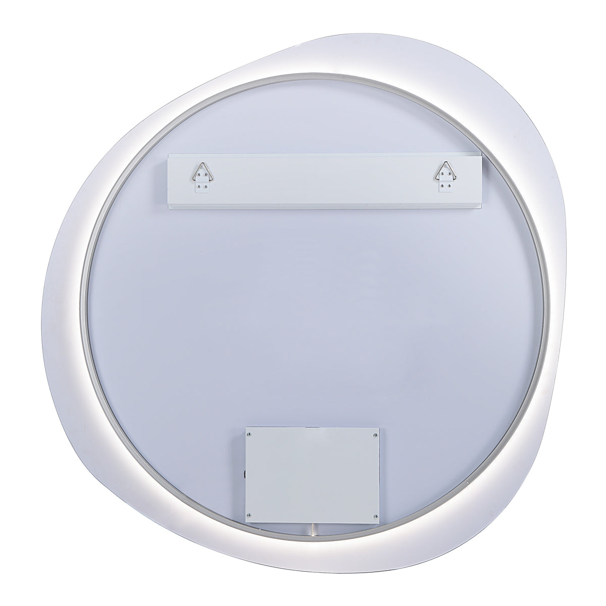 Terni 45" Tall Irregular LED Mirror, Clear-LED Mirrors-DECOROLALA