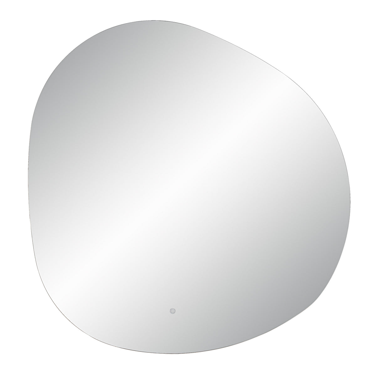 Terni 45" Tall Irregular LED Mirror, Clear-LED Mirrors-DECOROLALA