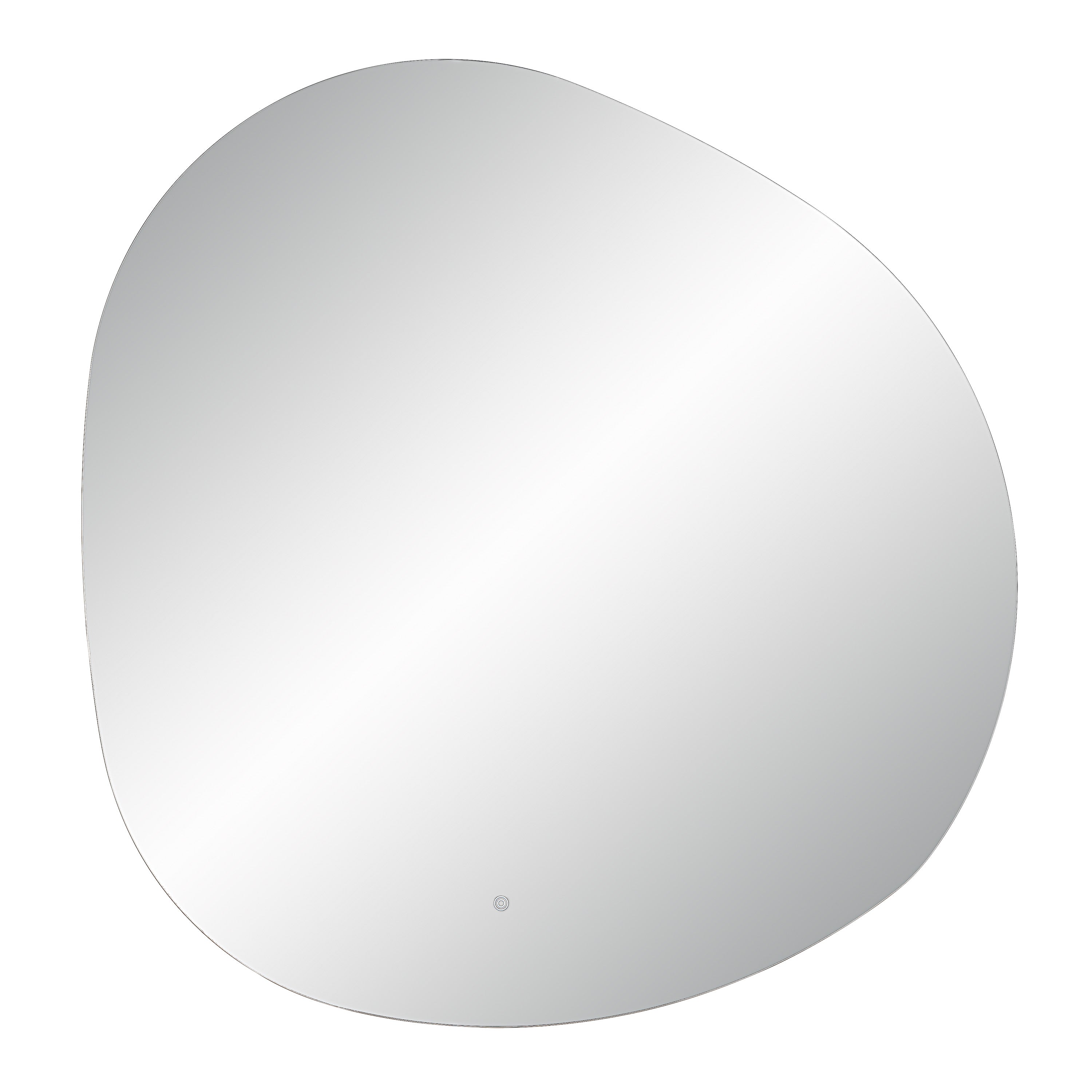 Terni 45" Tall Irregular LED Mirror, Clear-LED Mirror-DECOROLALA