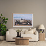 Terra 48L x 28W x 15H Dark Brown Wood Oval Fluted Coffee Table-Coffee Tables-DECOROLALA