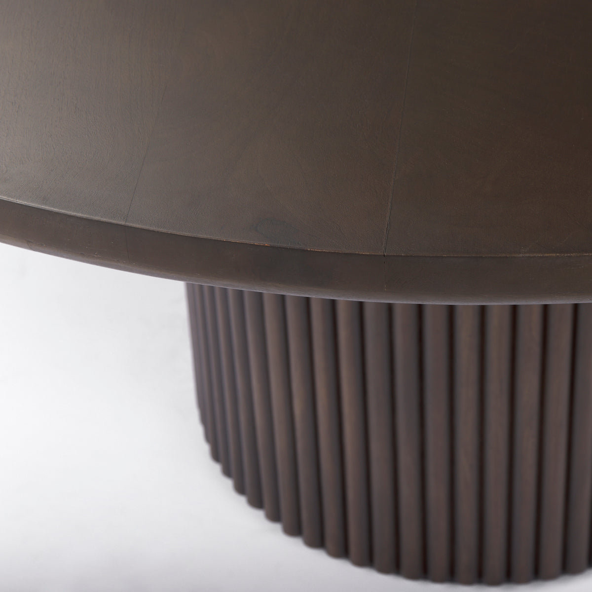 Terra 60" Round Pedestal Dining Table | Modern | Wood | Seats 6-Dining Tables-DECOROLALA