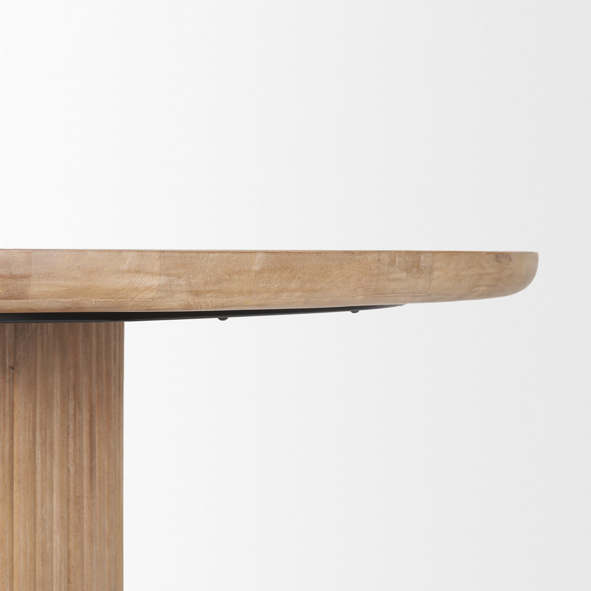 Terra 60" Round Pedestal Dining Table | Modern | Wood | Seats 6-Dining Tables-DECOROLALA