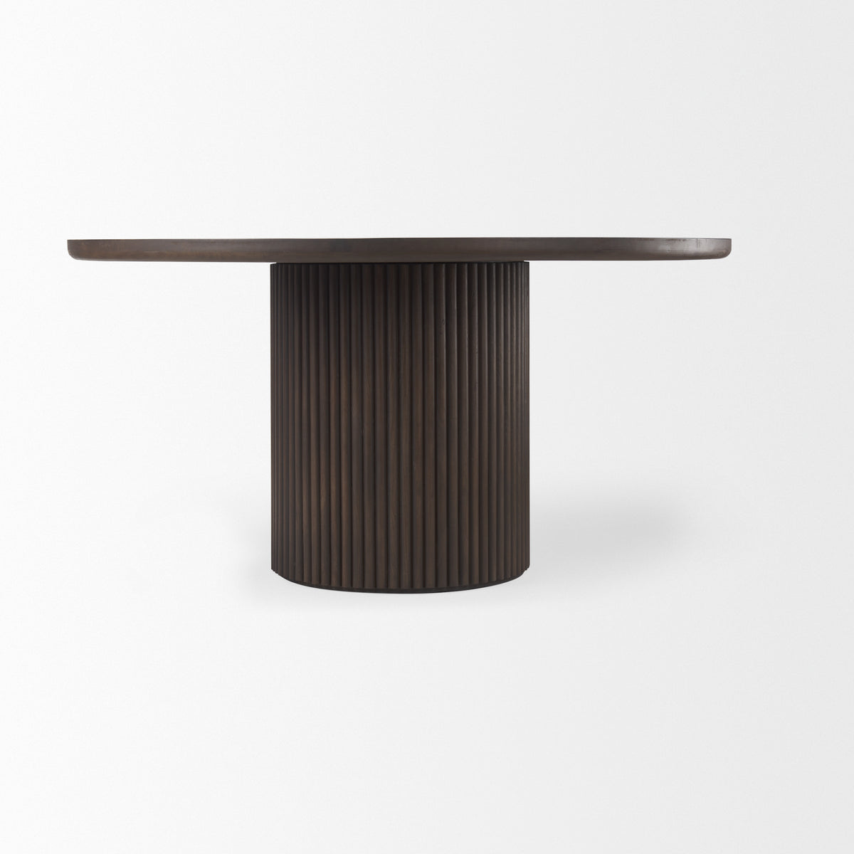 Terra 60" Round Pedestal Dining Table | Modern | Wood | Seats 6-Dining Tables-DECOROLALA