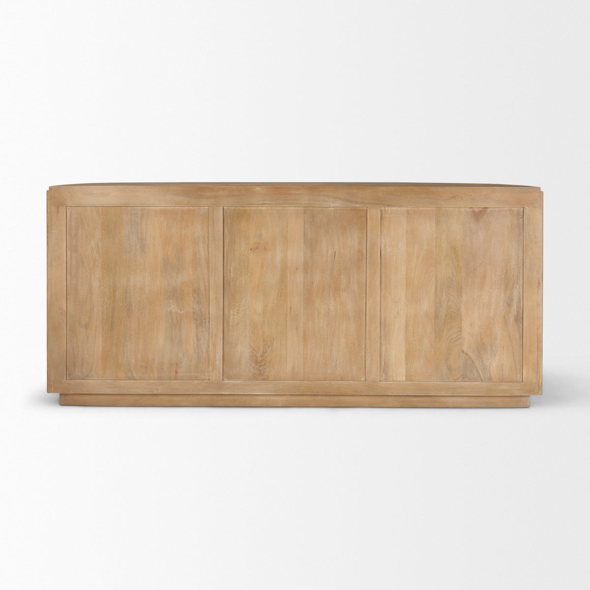 Terra 72L x 18W x 32H Dark Brown Wood Fluted Sideboard-Sideboards & Buffets-DECOROLALA