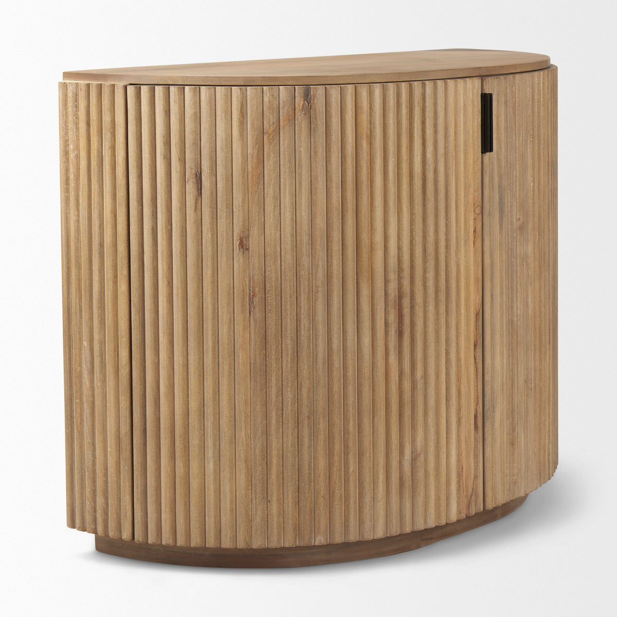 Terra Fluted Wood 2-Door Accent Cabinet-Accent Cabinets & Chests-DECOROLALA
