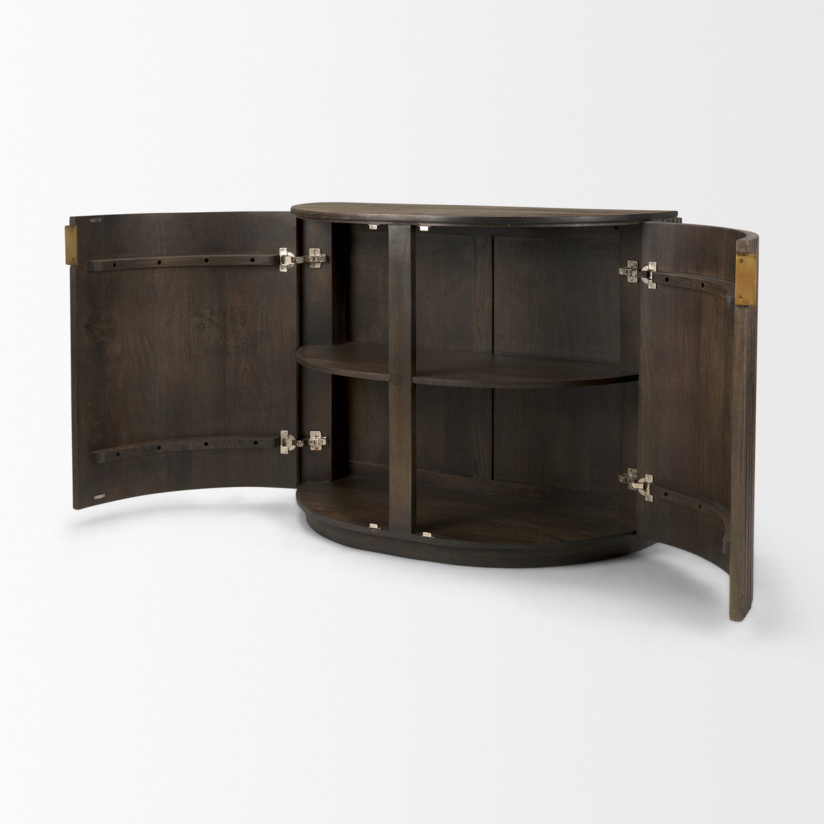 Terra Fluted Wood 2-Door Accent Cabinet-Accent Cabinets & Chests-DECOROLALA