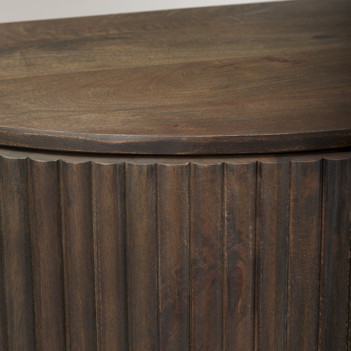 Terra Fluted Wood 2-Door Accent Cabinet-Accent Cabinets & Chests-DECOROLALA