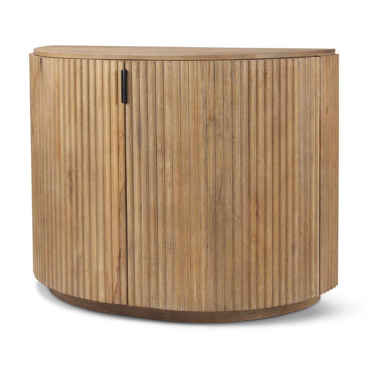 Terra Fluted Wood 2-Door Accent Cabinet-Accent Cabinets & Chests-DECOROLALA