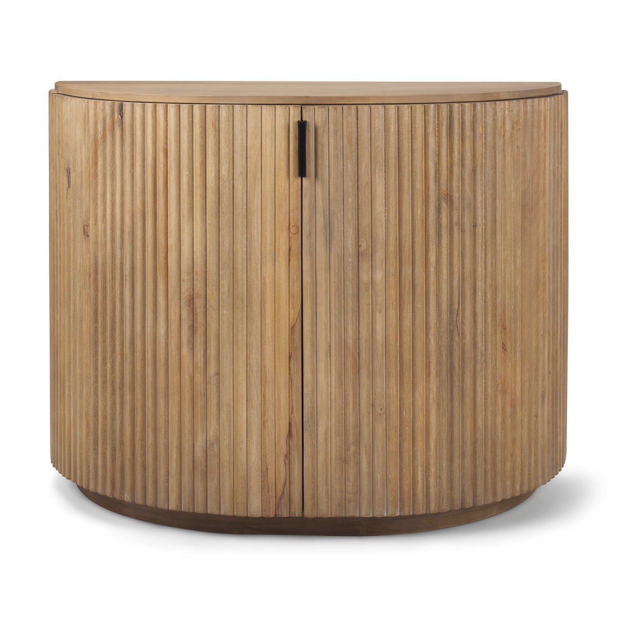 Terra Fluted Wood 2-Door Accent Cabinet-Accent Cabinets & Chests-DECOROLALA