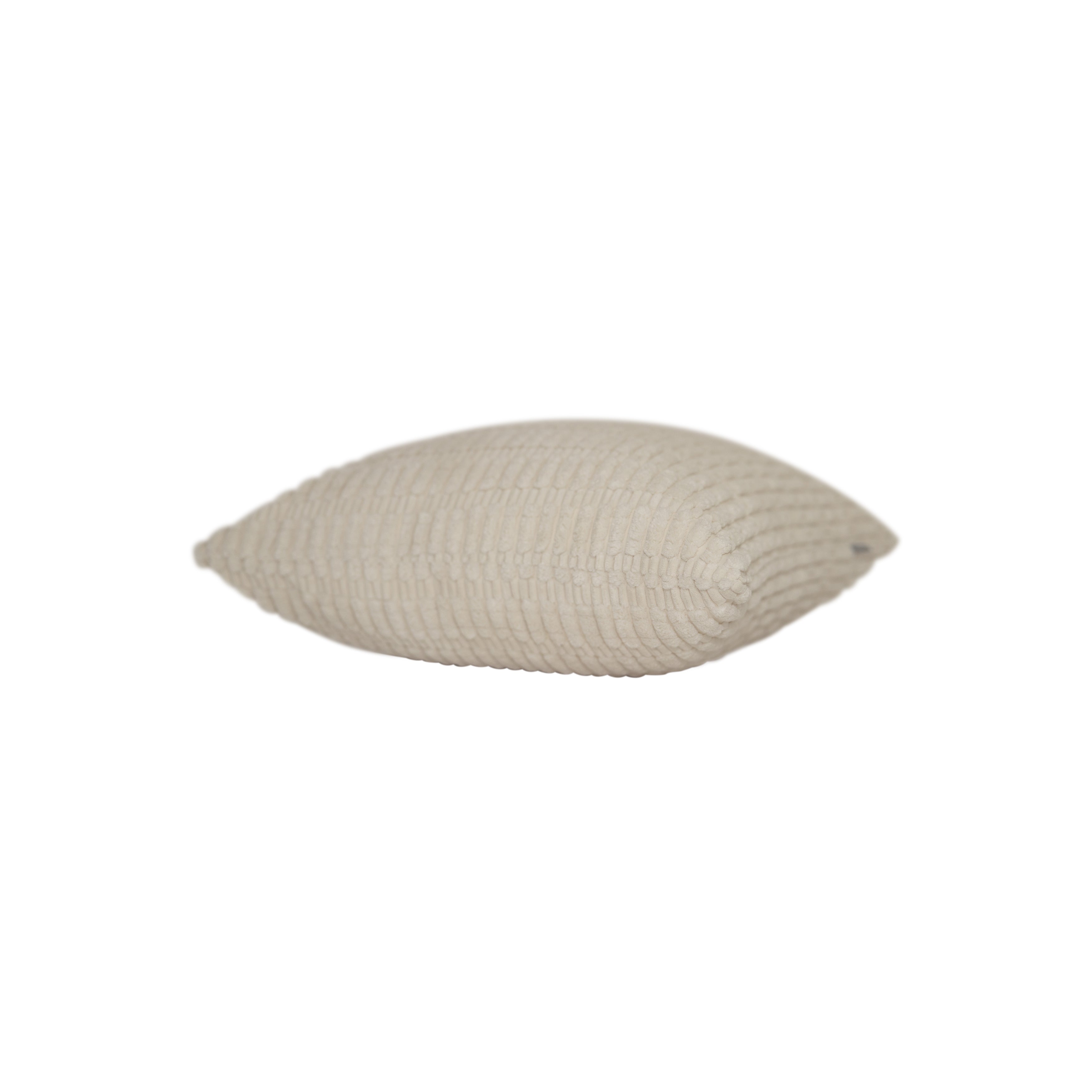 Textured Plush Cream Decorative Pillow-Decorative Cushions-DECOROLALA