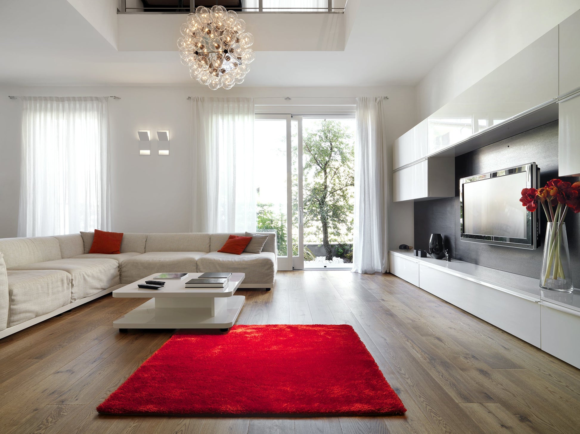 Textured Shag Rug 5'x 7'-Rugs-DECOROLALA