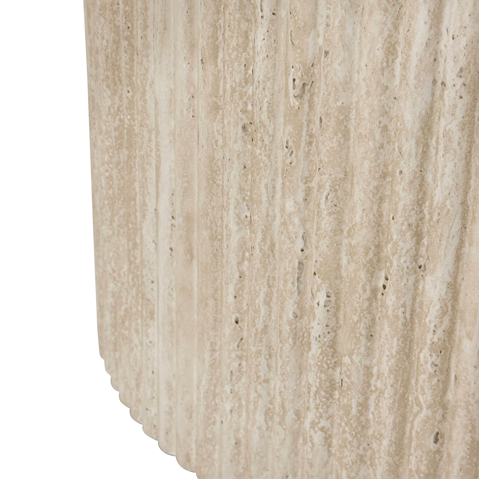 Thalia Felix 5-Piece Dining Set - Travertine Sintered Stone Oak-Dining Set-DECOROLALA