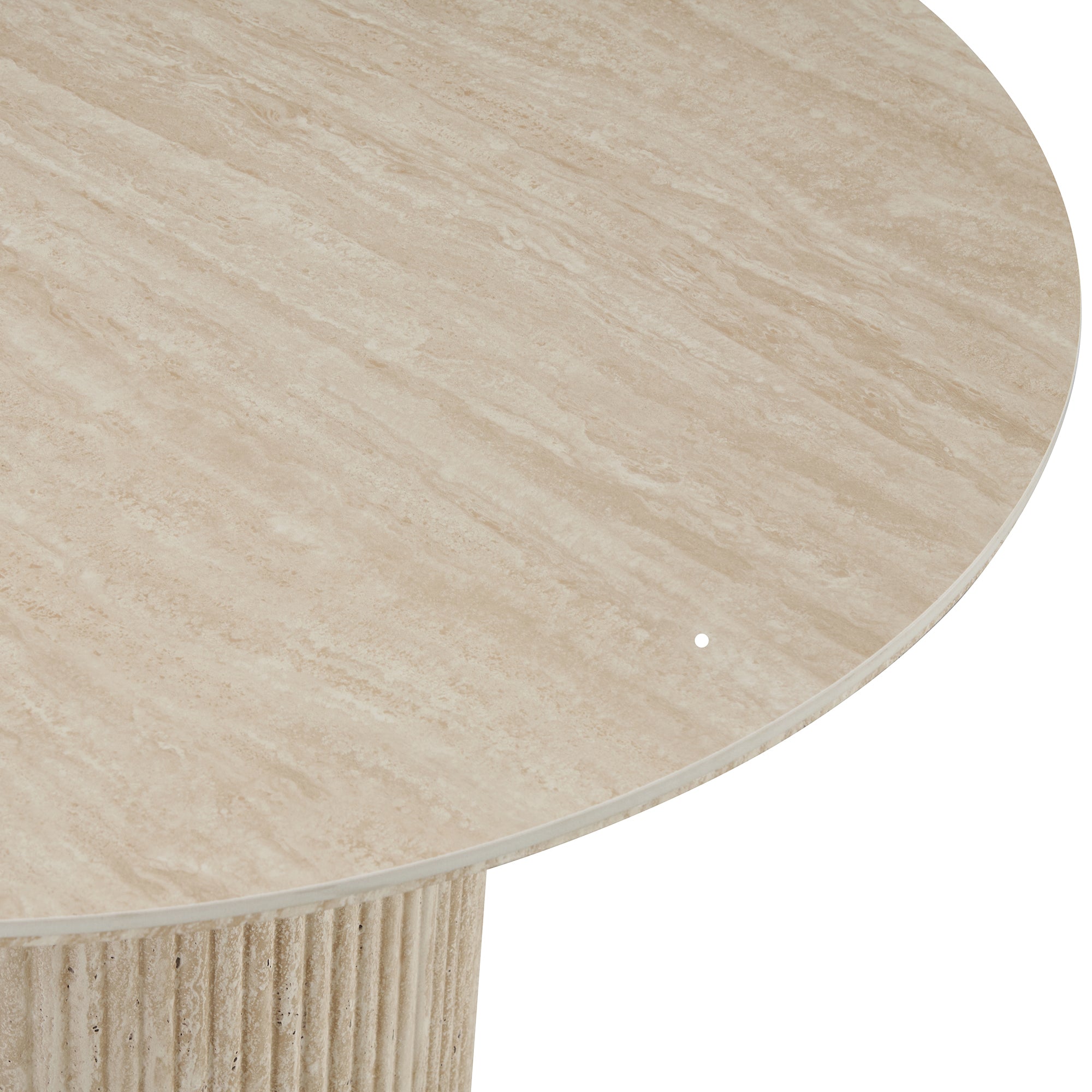 Thalia Felix 5-Piece Dining Set - Travertine Sintered Stone Oak-Dining Set-DECOROLALA