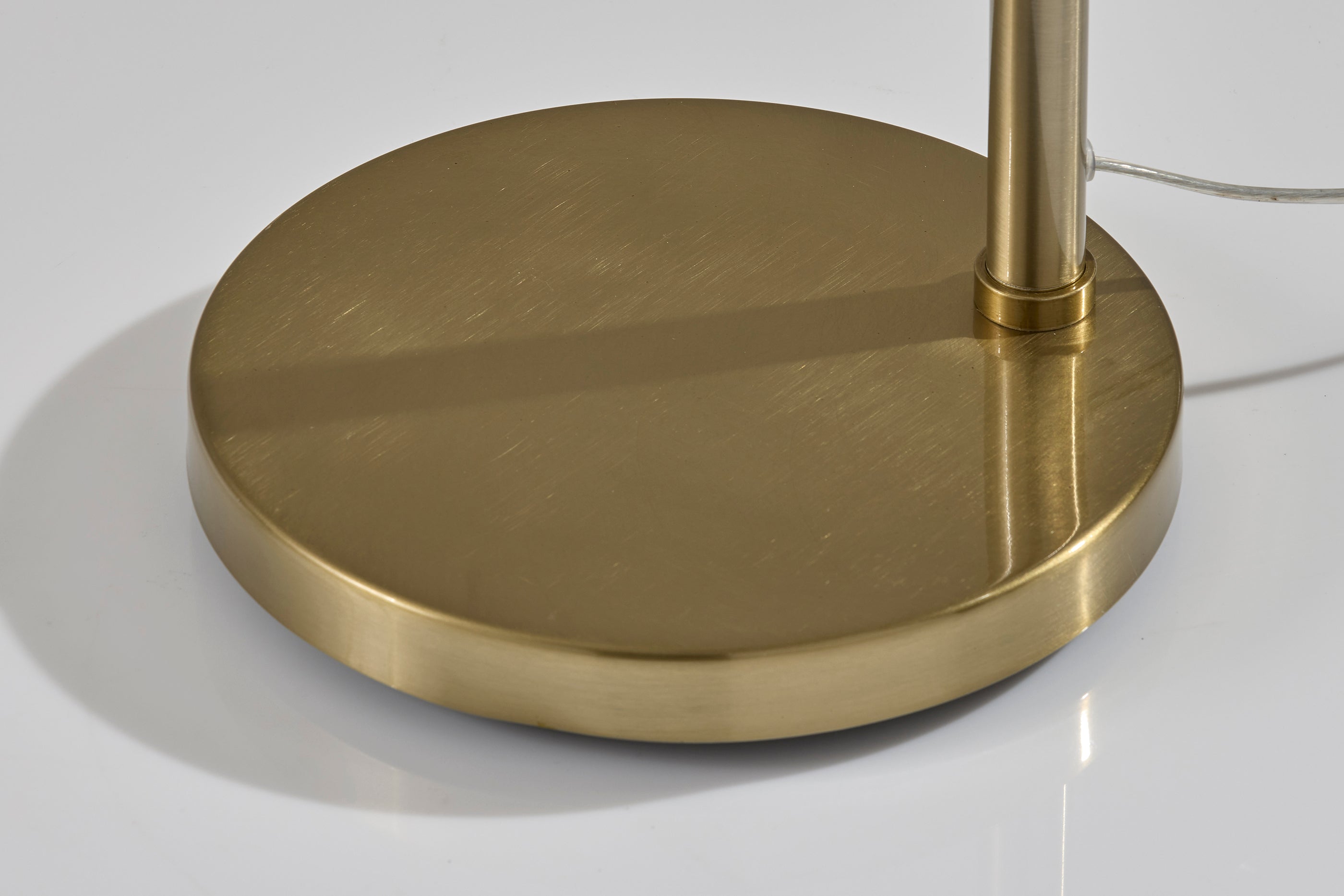 Thalia Floor Lamp - Antique Brass 58.5"-Lighting-DECOROLALA