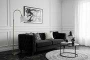 Thalia Floor Lamp - Antique Brass 58.5"-Lighting-DECOROLALA