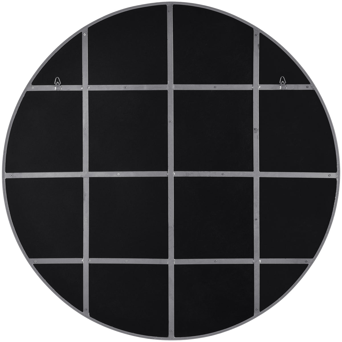 Thallo 48" Tall Round Wall Mirror, Yellow-Mirrors-DECOROLALA
