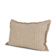 Thatch 14x26 Lumbar Sand Pillow Cover w/Down Filler-Decorative Pillows-DECOROLALA