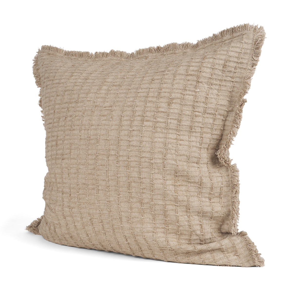Thatch 20x20 Square Sand Decorative Pillow Cover-Decorative Pillows-DECOROLALA