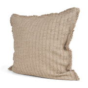 Thatch 20x20 Square Sand Pillow Cover w/Non-Allergen Filler-Decorative Pillows-DECOROLALA