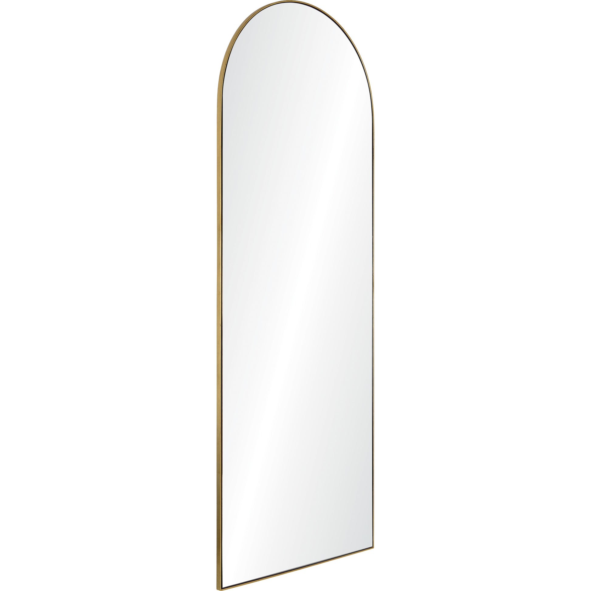 Thatcher 80" Tall Irregular Full Length Mirror, Yellow-Full Length Mirror-DECOROLALA