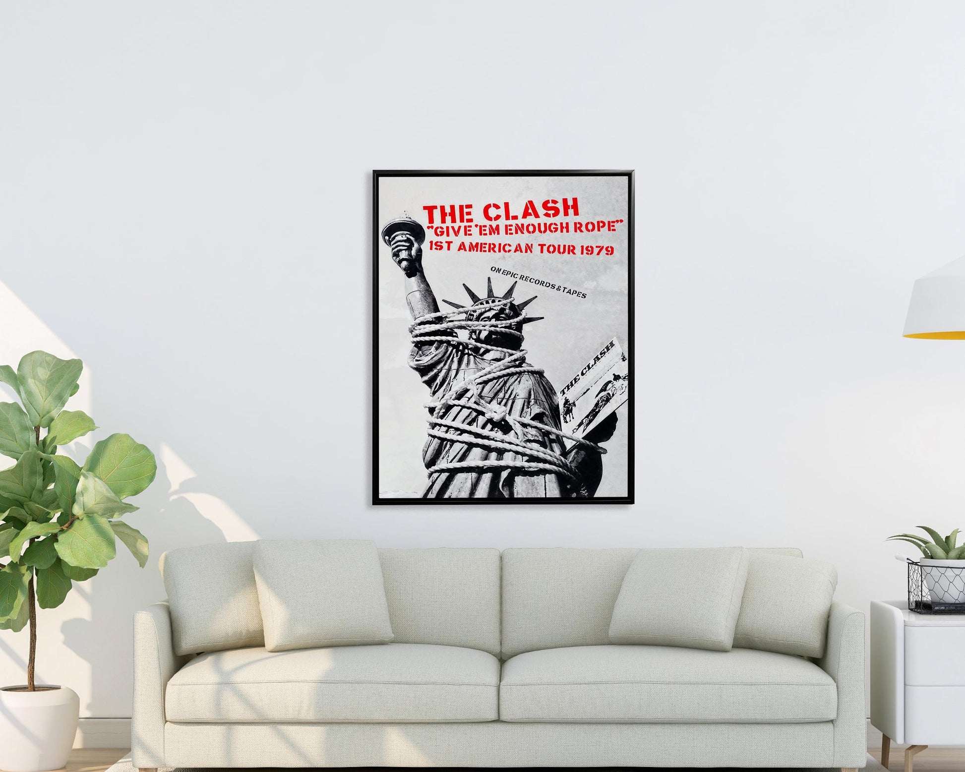 The Clash concert poster -Vintage Music Poster-Wall Decor-Wall Art-DECOROLALA