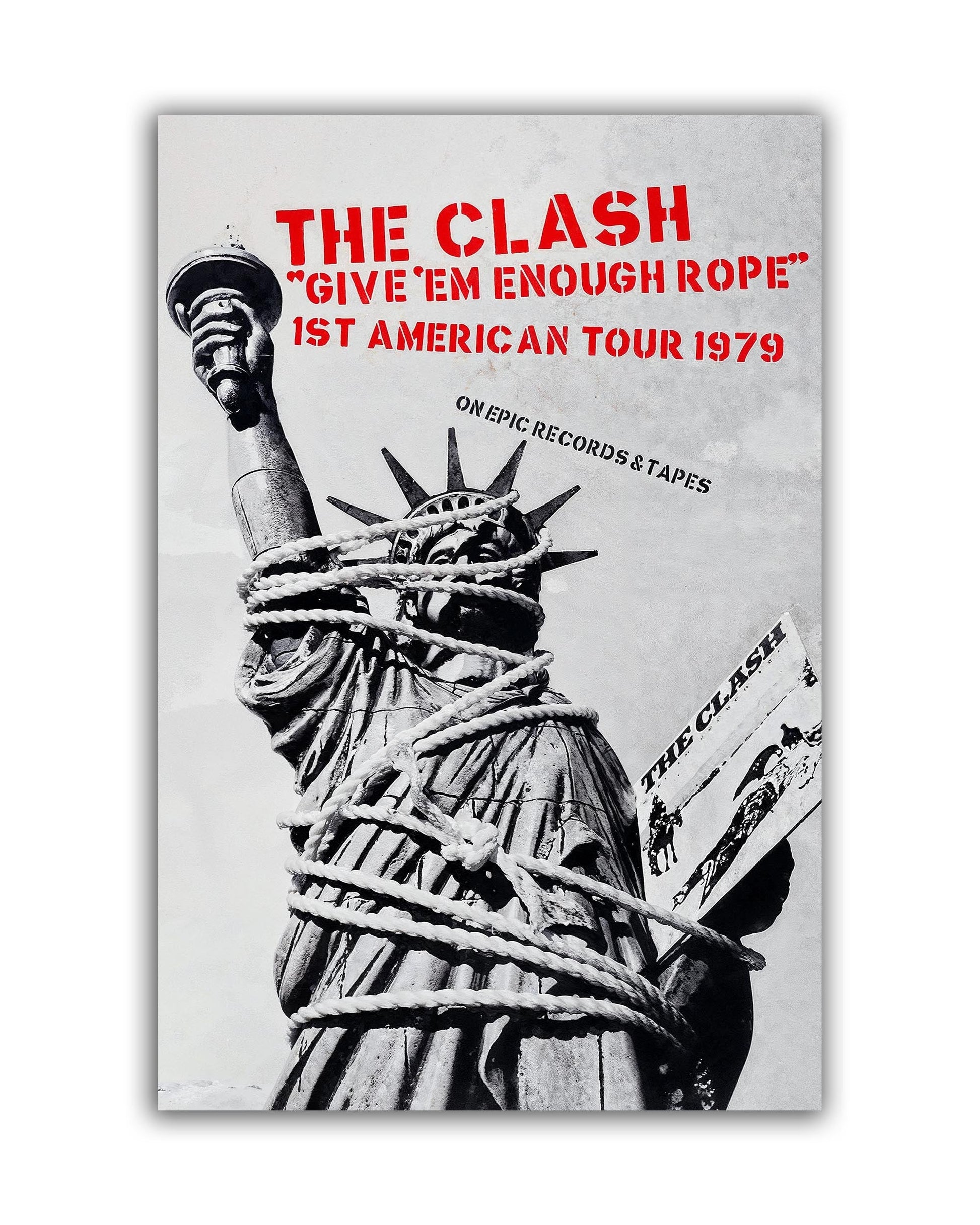The Clash concert poster -Vintage Music Poster-Wall Decor-Wall Art-DECOROLALA
