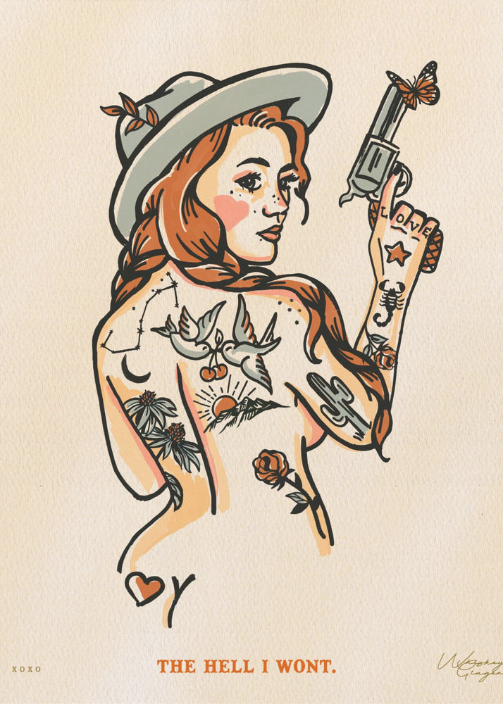 The Hell I Wont Print-canvas-DECOROLALA