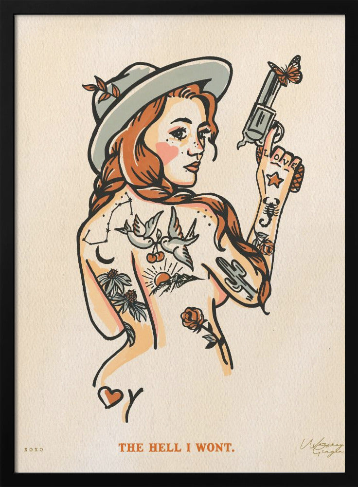 The Hell I Wont Print-canvas-DECOROLALA