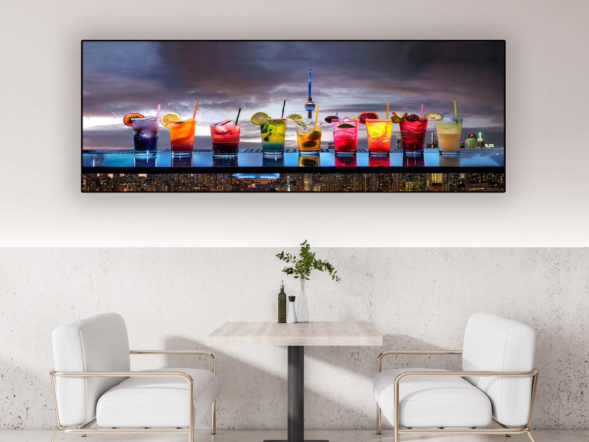 The Hi-Life Toronto Canvas Print 72x24-Print-DECOROLALA