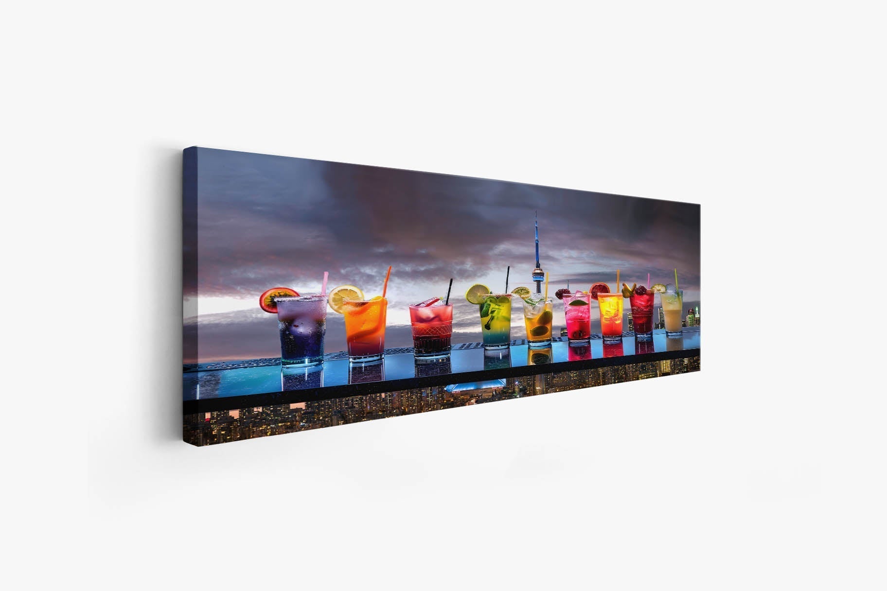 The Hi-Life Toronto Canvas Print 72x24-Print-DECOROLALA