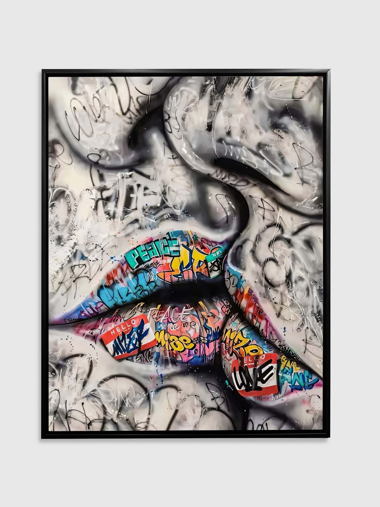 The Kiss 2024 Canvas Print 36x48-Print-DECOROLALA