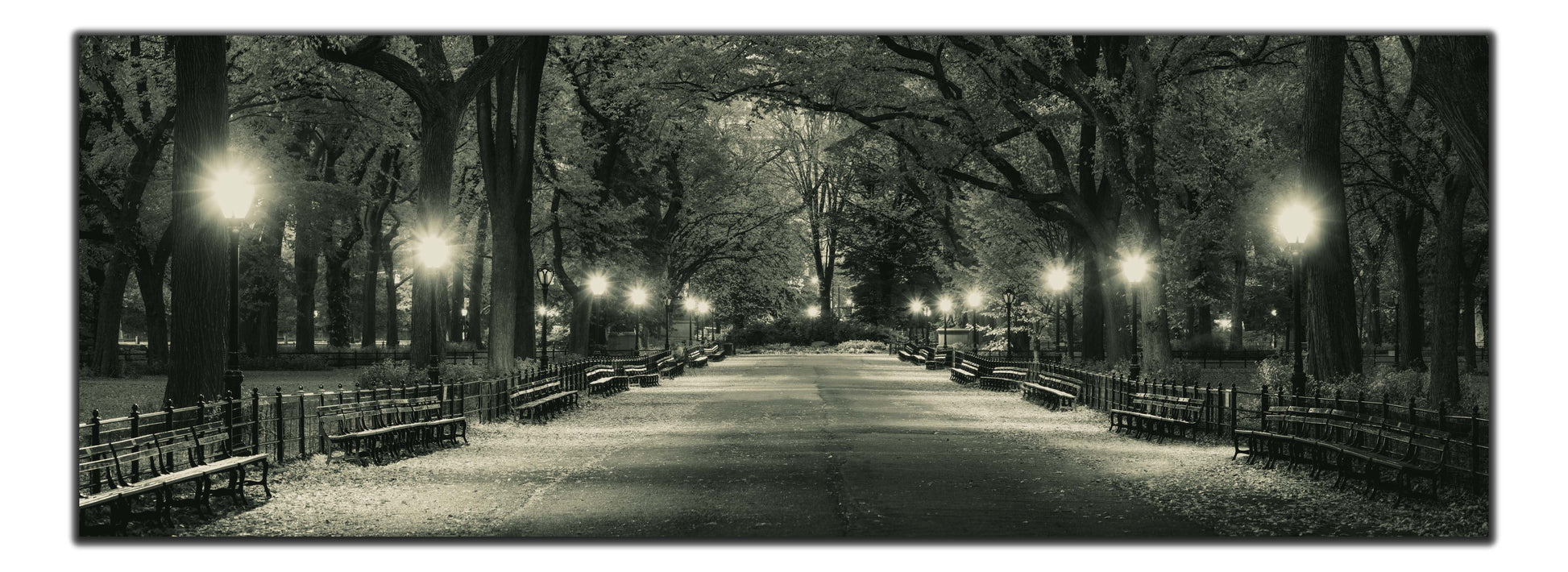 The Mall in Central Park 72" x 24"-Canvas Print-DECOROLALA